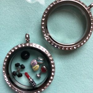 Origami Owl Charms with 2 Free Lockets
